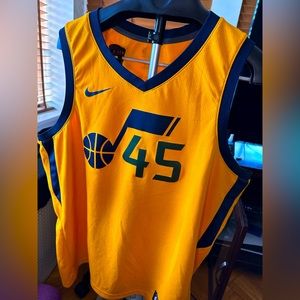 Utah Jazz #45 Donovan Mitchell NBA Alternate Nike Swingman Jersey XXL